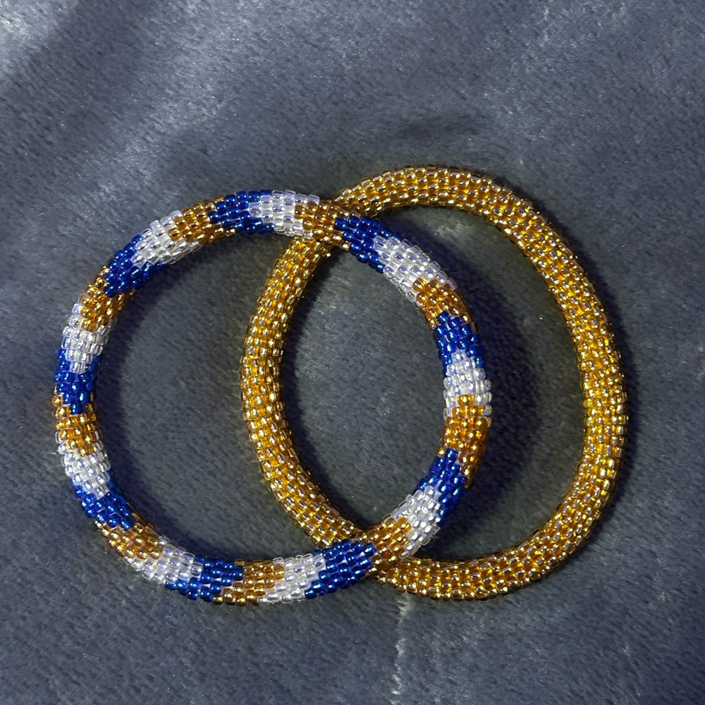 Sashka | Co, hand crocheted beaded bracelets